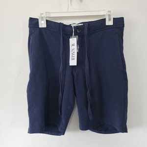 M Singer NWT Blue Shorts Mayakoba Navy Small